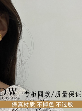 奥特莱斯18K金超仙轻盈灵动野百合流苏耳钉女复古花朵耳饰轻奢感
