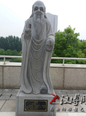 玻璃钢仿铜人物雕塑户外园林铸铜孟子人物景观小品铜雕塑人物定制