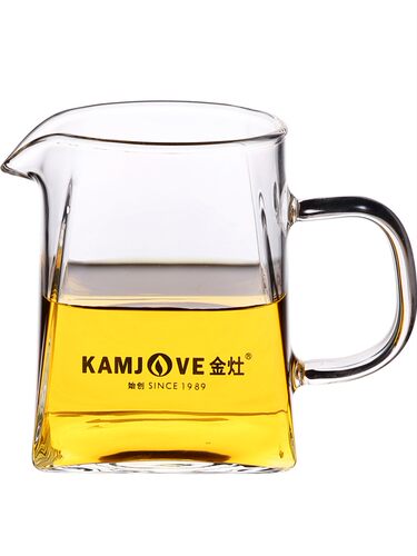 金灶 GO-31 公道杯茶漏一体茶具耐高温加厚玻璃分茶器套装纯手工 - 图2