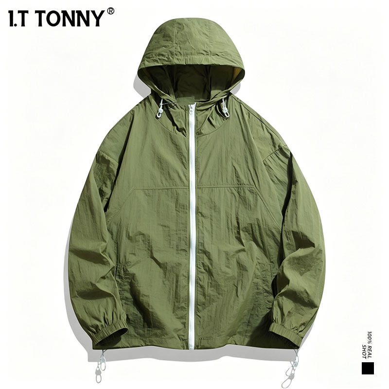 潮牌I.T TONNY潮流防晒服情侣款运动户外登山旅游轻薄防晒衣YF