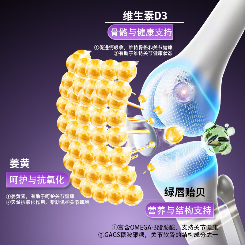 乖宠纪宠物营养补充剂猫狗通用软骨素关节健康小分子好吸收