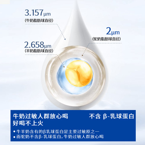 【新国标】驼湃五维富硒高钙驼乳粉 ≥75% 成人富硒驼奶粉12 - 图2