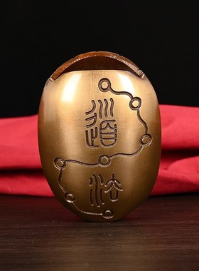 六摇卦铜乌龟壳创意铜钱用具龟甲六十四卦工具中式工艺品家居摆件