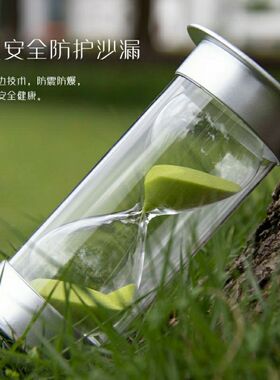 银盖沙漏计时器8/16/25分钟夜光时间管理器沙漏定制创意礼品摆件