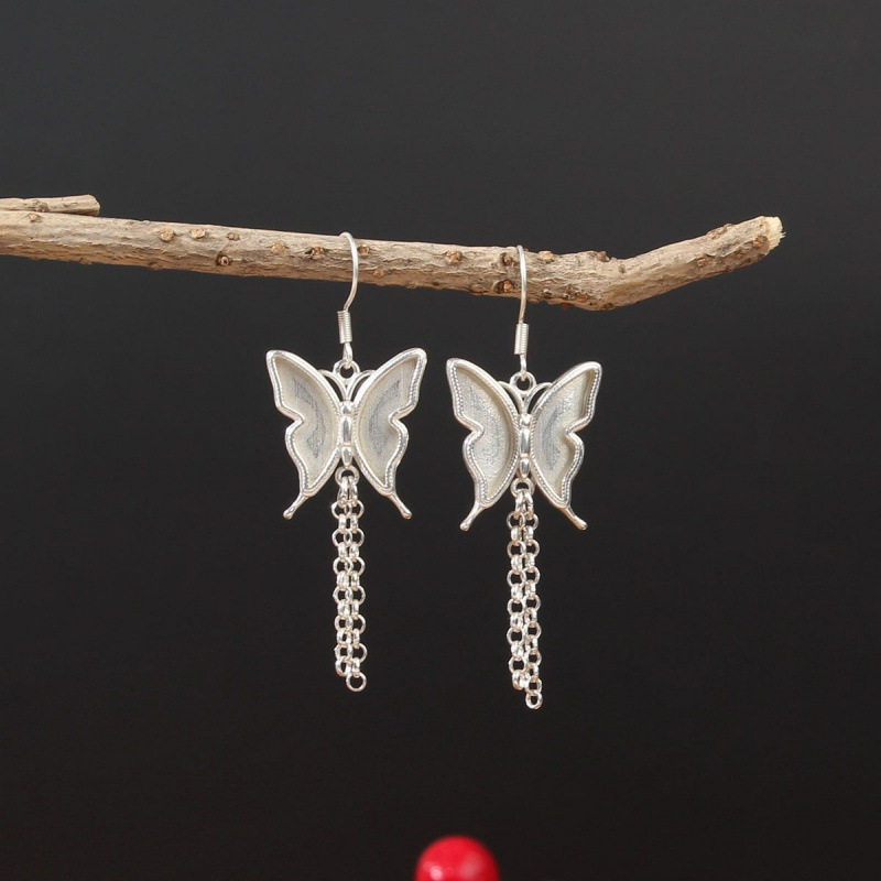 少数民族风手工苗银耳环配件底托空托镶修片多款流苏耳饰,淘宝优惠券,粉丝福利购,淘宝优惠卷