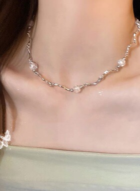 不规则金属项链女夏季冷淡风网红