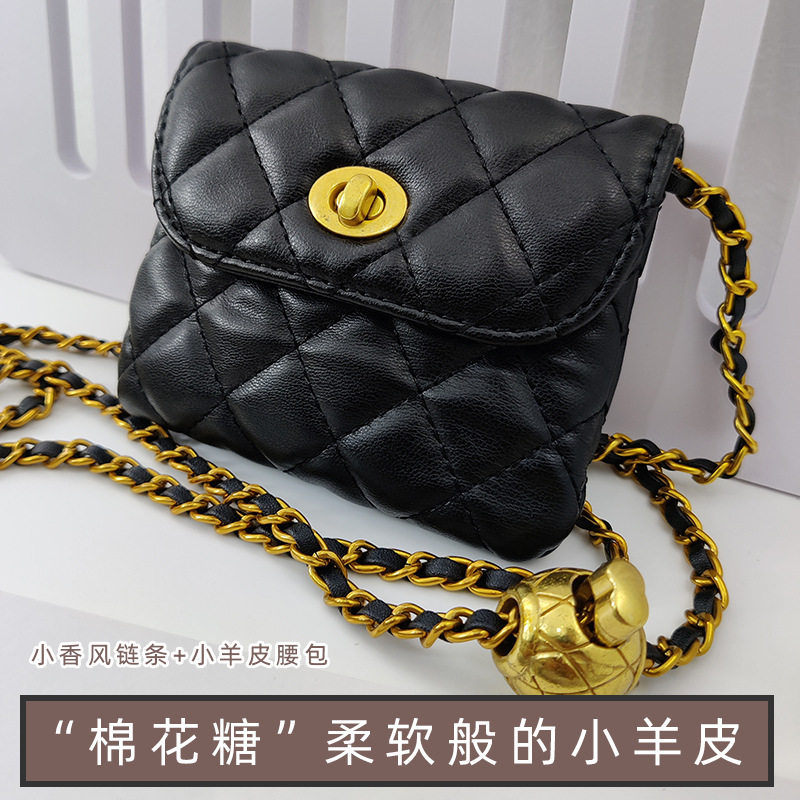 羊皮金球腰包女腰链装饰连衣裙子西装小香风潮链条腰带配裤子,淘宝优惠券,粉丝福利购,淘宝优惠卷