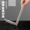 Deli metal book stand reading shelf book clip desk book shelf desktop fixed book storage storage shelf divider book desk storage student use metal book baffle rack to place book clip