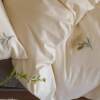 Autumn and winter light luxury and soft 100S pure cotton brushed four-piece set thickened and warm cotton bedding sheets and quilt covers