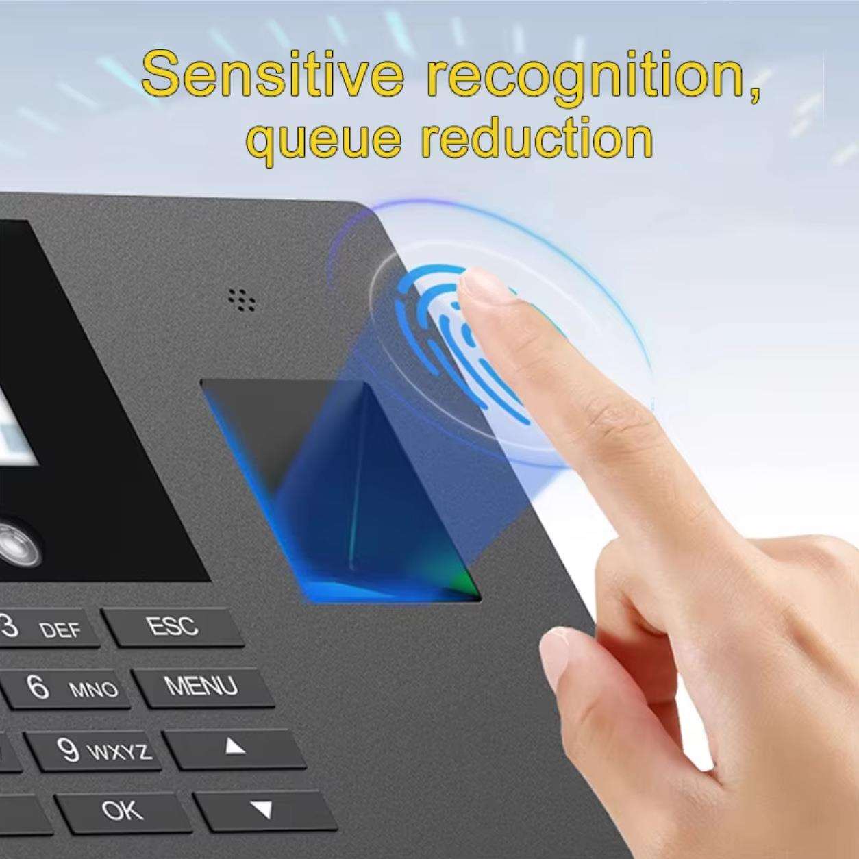 H100 employee punch-in and attendance machine, face recognition punch-in machine, fingerprint machine, fingerprint punch-in and attendance card, facial recognition card swiping machine