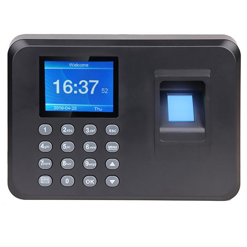 Time clock machine Dongwei H1 fingerprint clock clock Chinese/English version for commuting to and from get off work supports 25 foreign languages ​​display attendance machine
