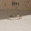 Ming brand star leaf 925 silver ring