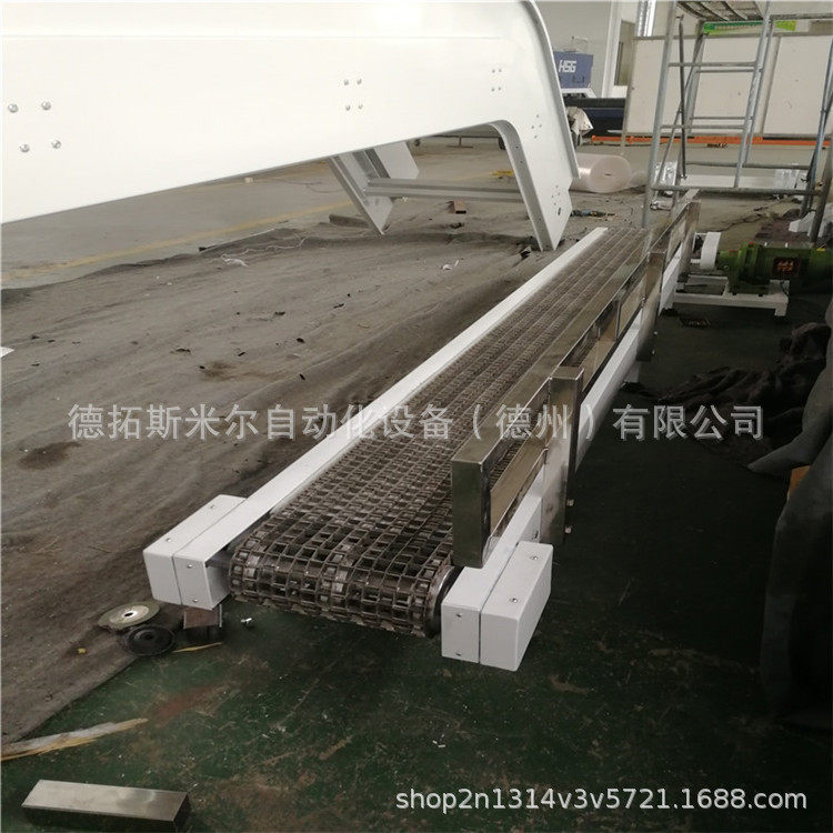 Chain plate conveyor line Horseshoe chain conveyor Stainless steel mesh belt conveyor Aquatic plants and large product conveying equipment