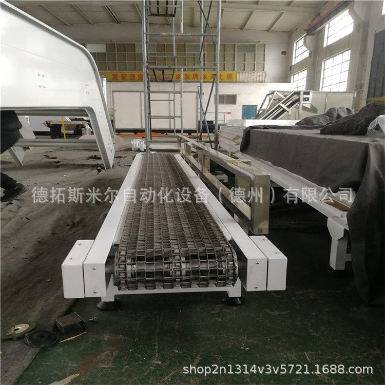 Chain plate conveyor line Horseshoe chain conveyor Stainless steel mesh belt conveyor Aquatic plants and large product conveying equipment