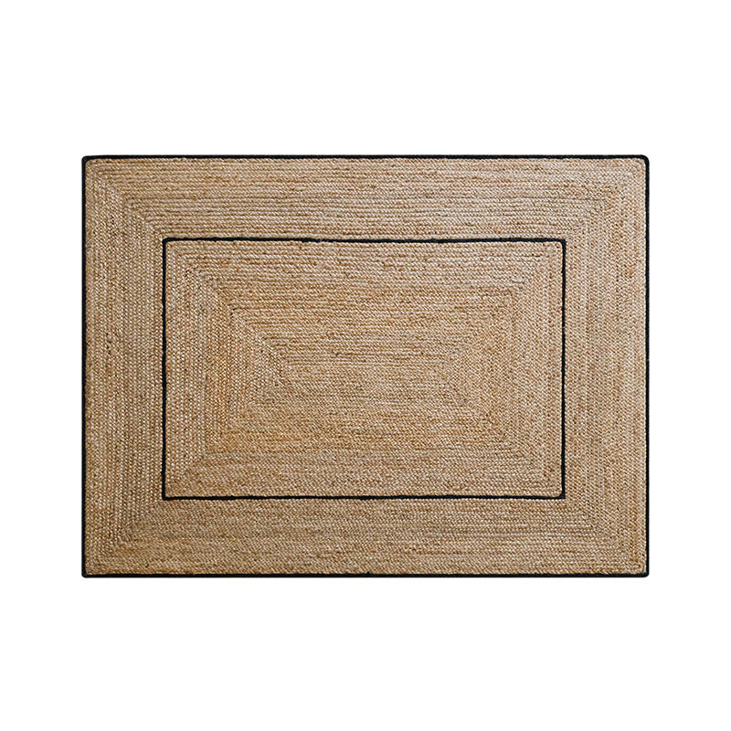 Natural jute hand-woven carpet Italian style living room coffee table blanket bedroom bedside bay window environmentally friendly glue-free floor mat