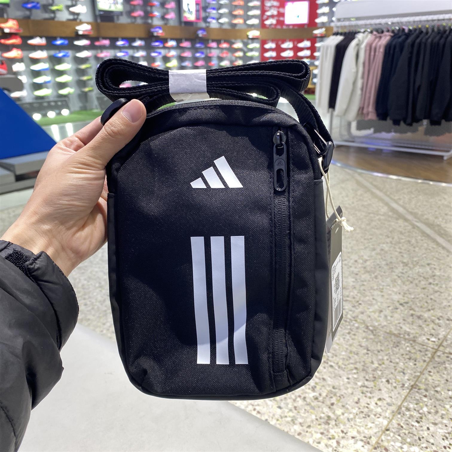 Adidas men's and women's bags high-end small crossbody bag simple and versatile fashion trend bag KC6921