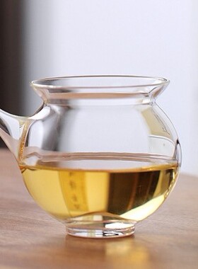 玉见星空风加厚耐热玻璃茶杯品茗杯主人杯个人杯泡茶壶