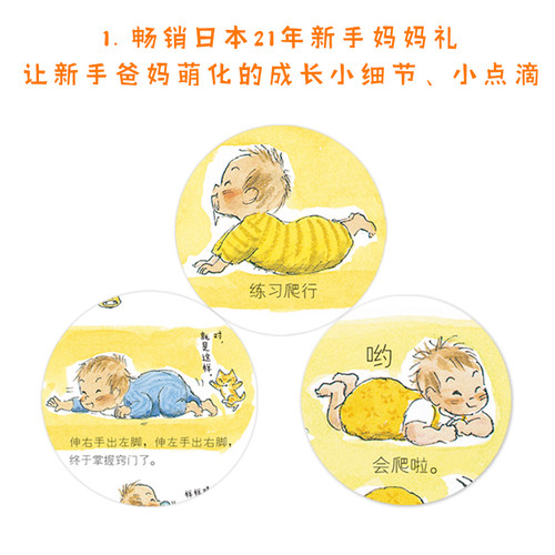 【点读版】0-36月龄新手妈妈育儿绘本16开精装硬壳大书0-3岁婴幼儿人类幼崽养成长指南指导手册准父母孕爸妈适读育儿百科全书籍 - 图0