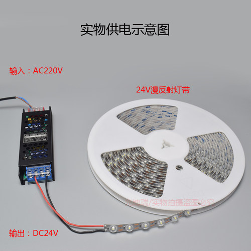 24v透镜软灯带漫反射任意裁剪槽灯箱发光字广告店招牌柔性灯条led - 图2