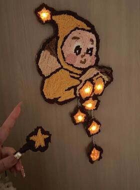 星星人DIY小夜灯！太暖啦！
