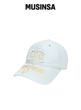 LMC WESTERN STITCH PATCHED 6PANEL CAP 浅蓝色韩国官网直邮进口