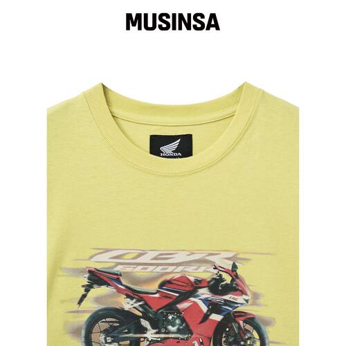 PHYPS MOTORCYCLE CBR 600RR 短袖黄色 MUSINSA韩国官网直邮进口 - 图1