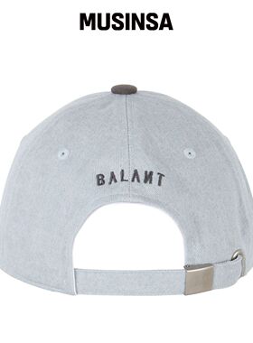 BALANT 牛仔刺绣棒球帽[灰色] MUSINSA韩国官网直邮进口