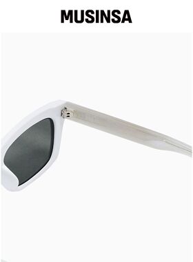 HANGLE HANGLE EYEWEAR 方形运动太阳镜 WHITE M韩国官网直邮进口