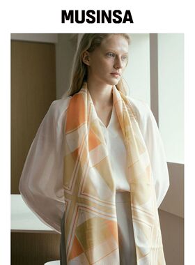 SAINTLUXURE 抓绒橙色 MUSINSA韩国直邮官方正品