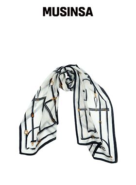 LOUIS QUATORZE SCARF 格兰代尔羊毛丝长围巾 MU韩国官网直邮进口