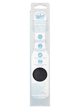 Wet Brush,Men's Detangler，黑色，1 把刷子