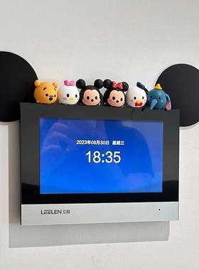 【新家的一百个快递DIY可视门铃玄关装饰摆件开关面板装饰品