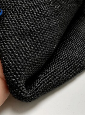 碳化纤维布 黑色碳纤维毯 耐高温防火布 挡渣阻燃布