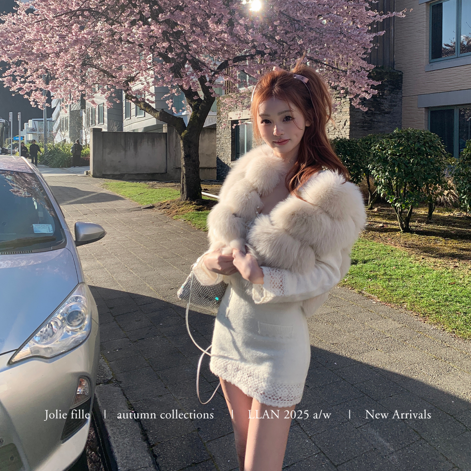 你的懒懒llan【奶醇味小白花】高定绣花针织三件套吊带+开衫+半裙,淘宝优惠券,粉丝福利购,淘宝优惠卷