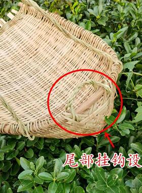 竹编撮箕农用挑土挑泥沙箢箕粪箕坑篼畚箕戳箕簸箕挑工地建筑垃圾