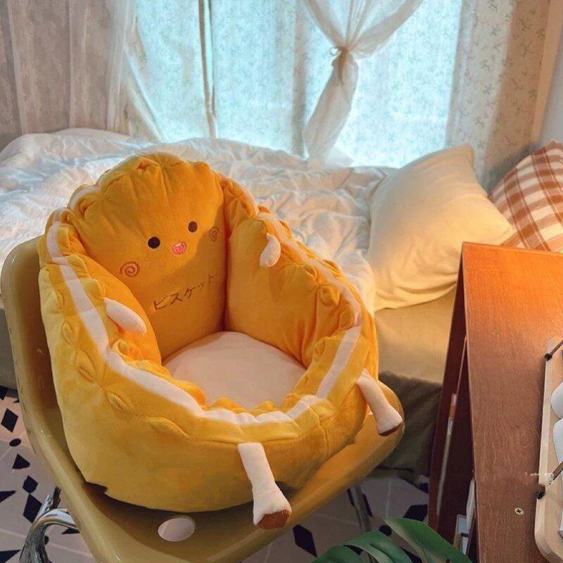 Tatami cushions, backrests, integrated lazy upper body, Japanese-style bedroom futon, home balcony bay window floor