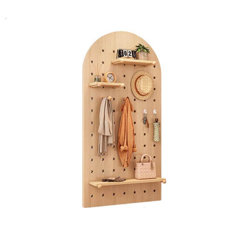 Clothes-hanging wall panels, solid wood hole panels, hanging panels, storage racks, wall lockers, wall entrances, entrance hall manufacturers