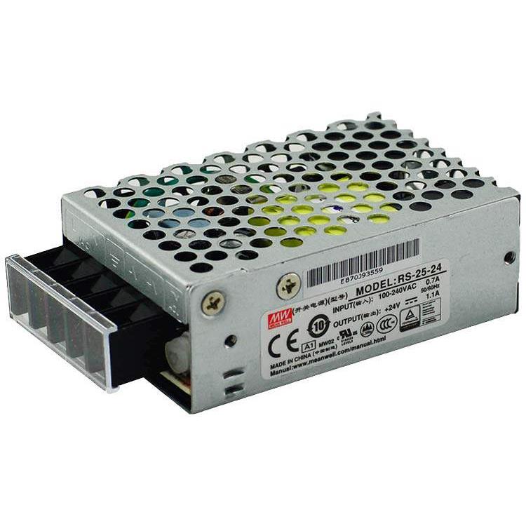 MEAN WELL RS-25W switching power supply 220 to 5V12V transformer 24V/48V monitoring lighting security access control NES