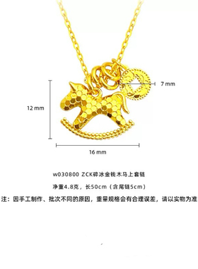 轻奢小众设计马上有钱项链女