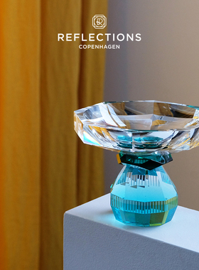 Reflections Copenhagen反射哥本哈色水晶碗果盘果篓碗糖果盒