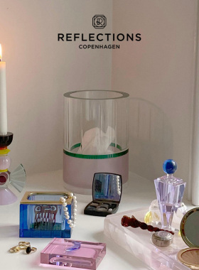 Reflections Copenhagen反射哥本哈根丹麦水晶垃圾桶收纳桶