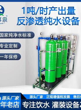 富事泉去离子软化原水处理级反渗透纯水设备制造公司跨境出口