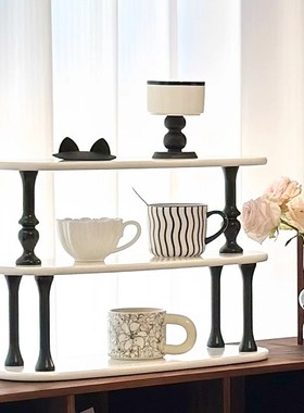 法式复古软装中古墙上置物架vintage摆件高级感客厅墙面装饰挂件