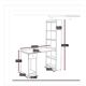 Customized desktop computer desk, desk frame, home cabinet, children's assembly, living room, bedroom, learning and writing, simple customization