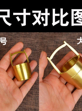 一桶金摆件聚宝盆桶装饰摆设家居饰品元宝招财摆件水桶创意水晶