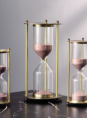 轻奢风地球仪沙漏摆件家居饰品高档客厅电视柜酒柜办公室创意软装