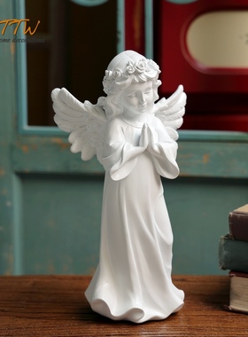 古典风情天使  装饰摆件 杂货花园庭院欧式丘比特装饰礼物