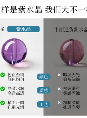 【天然保真】帝王紫水晶散珠