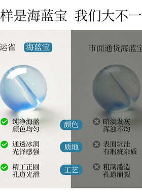 【天然原矿国检保真】水晶散珠