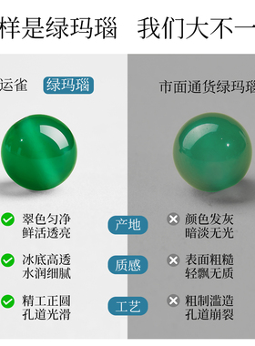 【国家珠宝玉石鉴定】天然绿玛瑙